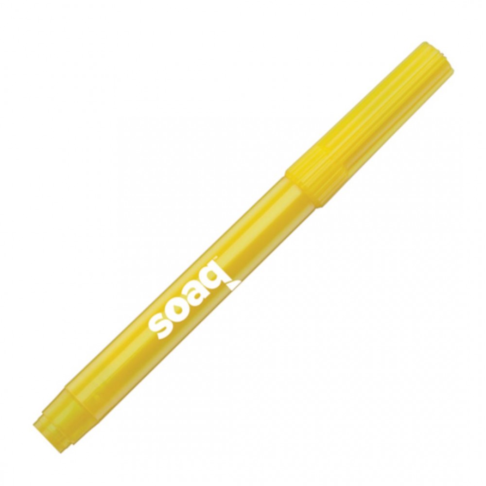 DriMark Bright Solid Highlighter - Yellow Custom Imprinted DriMark Bright Solid Highlighter - Yellow Custom Imprinted