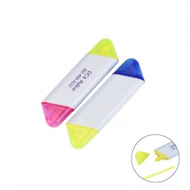 Logo Branded Double-Headed Two-Color Highlighters