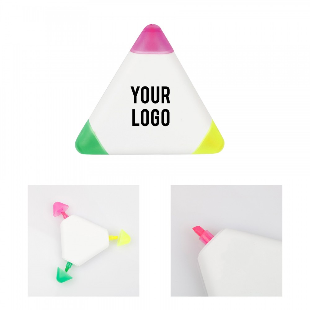 Triangle Shape Highlighter with Logo Triangle Shape Highlighter with Logo