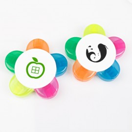 Five Multi-Color Highlighter with Logo