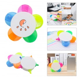 Personalized Flower Shape Watercolor Pen Highlighter  Personalized Flower Shape Watercolor Pen Highlighter