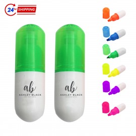 Logo Branded Pill Highlighter