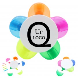 Flower Shaped Highlighter with Logo