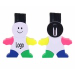 4-Color Snowman Highlighter with Logo