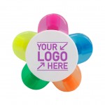 Promotional Petal-Shaped Highlighter With 5 Colors