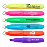 Liqui-Mark Mini Brite Spots Fluorescent Highlighter w/Key Ring Cap with Logo