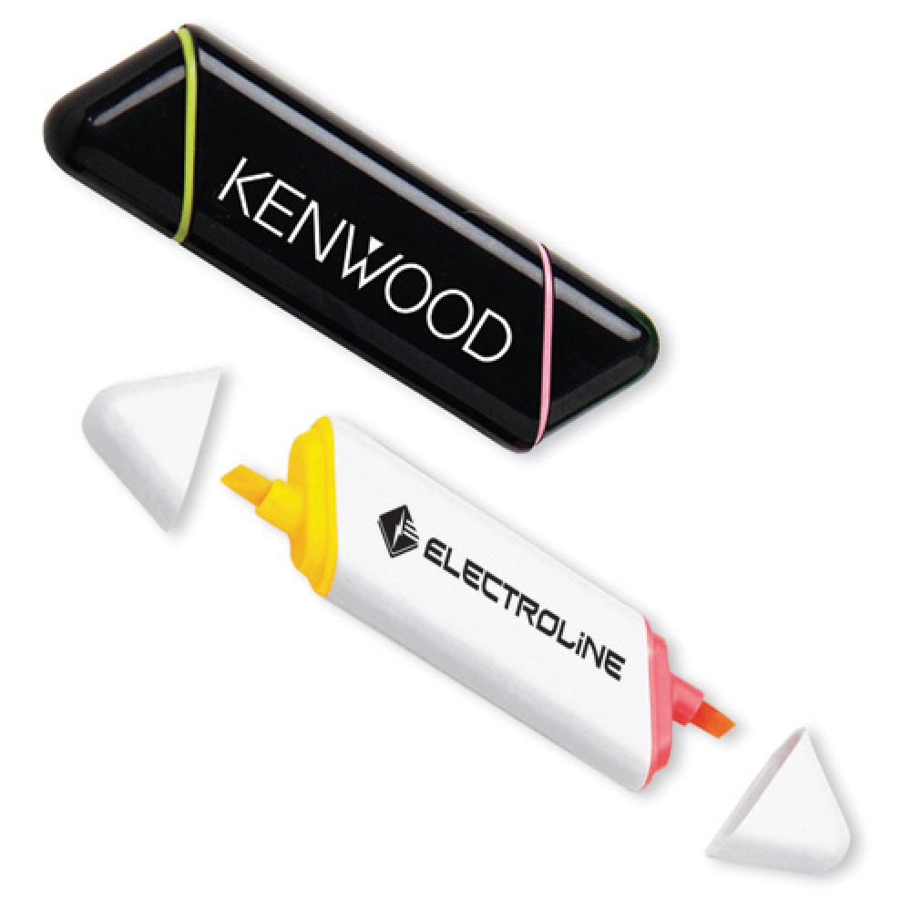 2-Color Highlighter Logo Printed 2-Color Highlighter Logo Printed