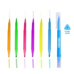 2 IN 1 Triangle 2 Sided Highlighter with Logo