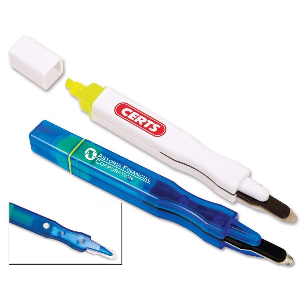 Custom Imprinted Magnetic Highlighter/Staple Remover Custom Imprinted Magnetic Highlighter/Staple Remover