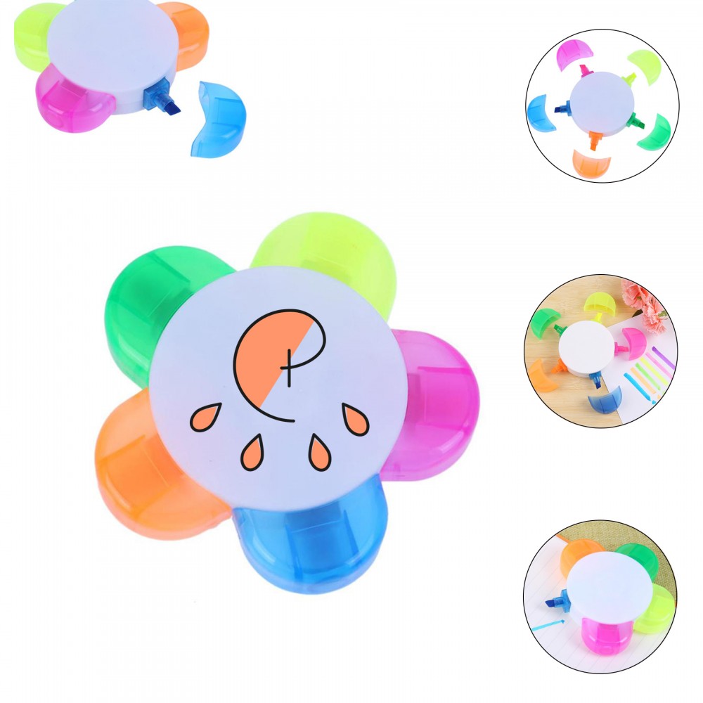 Flower Shaped Highlighters Custom Imprinted Flower Shaped Highlighters Custom Imprinted