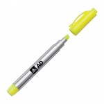 Custom Imprinted DriMark Bright Silver Highlighter - Yellow