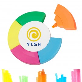 Round 5 Colors Highlighter with Logo