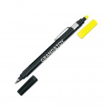 Dri Mark Double Exposure Highlighter & Ballpoint Pen Combo w/ Black Body Personalized