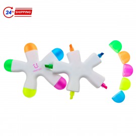 Logo Branded Humanoid Five-colored Highlighter  Logo Branded Humanoid Five-colored Highlighter