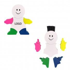 Men Shape Highlighter With Brush with Logo