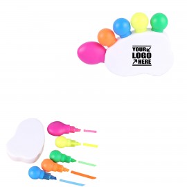 Footprint Shaped 5 In 1 Highlighter with Logo