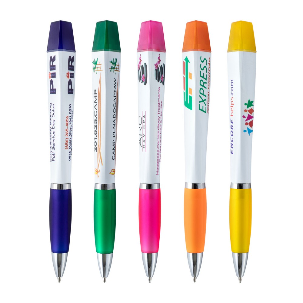 The Performance Pen w/Highlighter with Logo