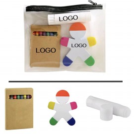Children'S Drawing Crayons Color Highlighter Set with Logo