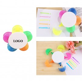 Flower Shape Highlighters with Logo