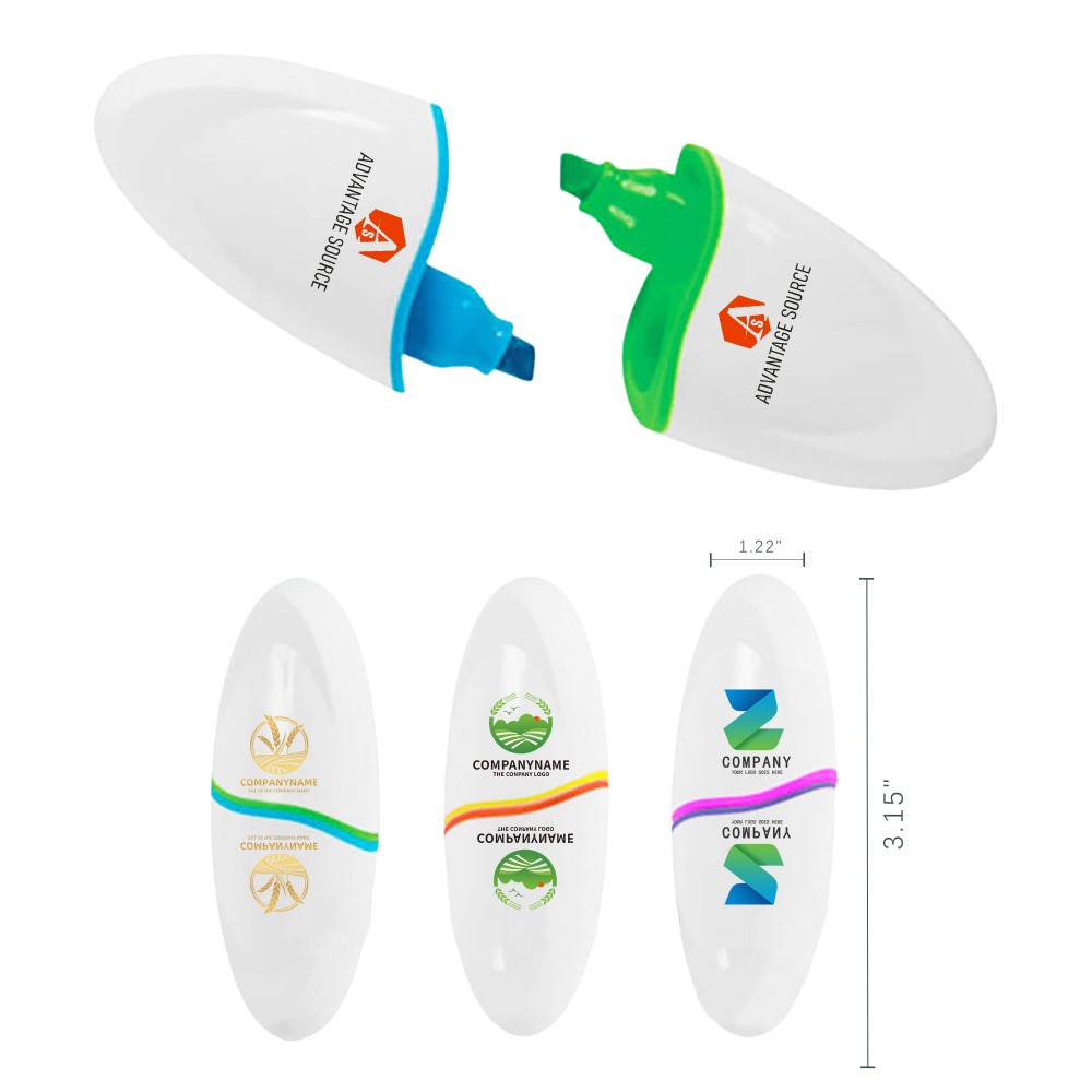 Customized Dual-Tip Color Highlighter