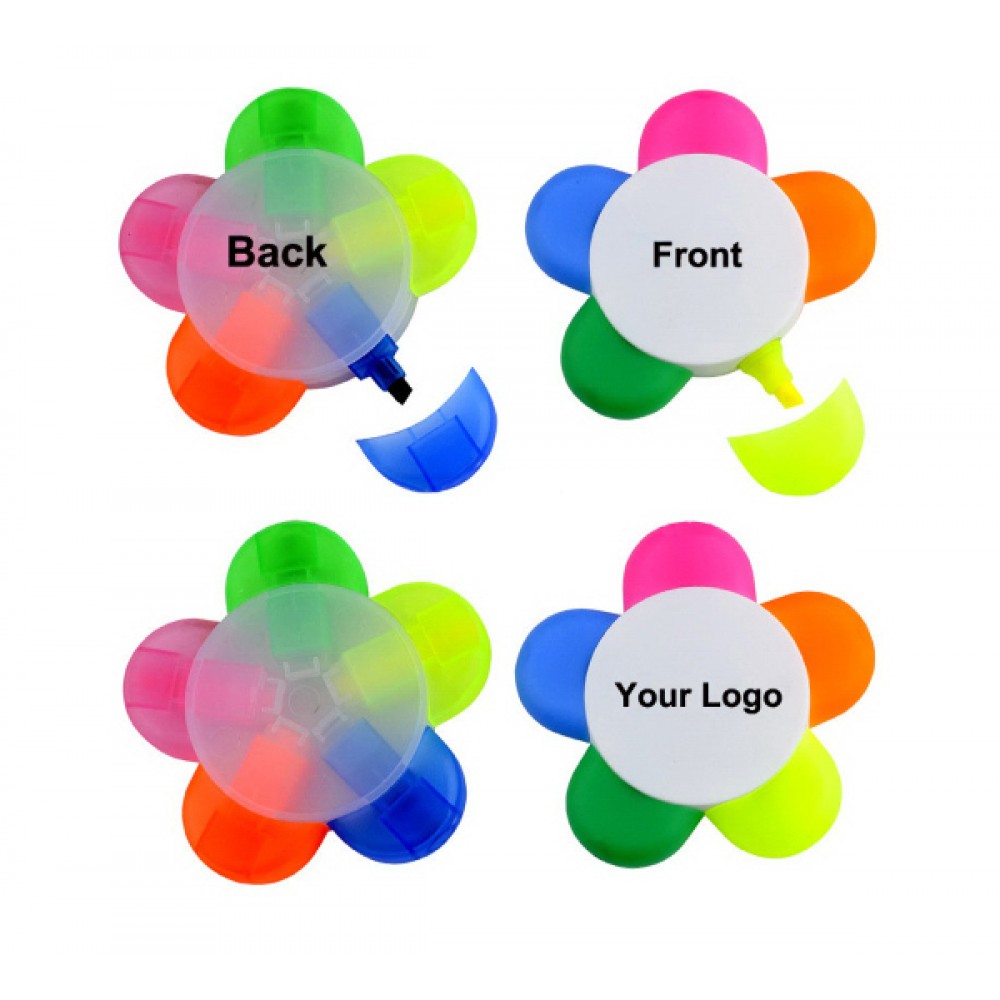 Personalized Flower Shaped Highlighter Personalized Flower Shaped Highlighter
