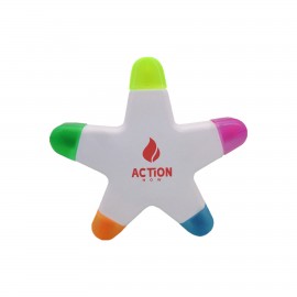 Promotional Five-color Petal Highlighter Pen