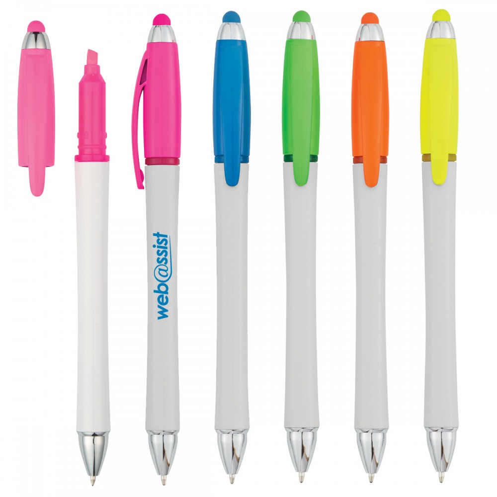 Harmony Stylus Pen With Highlighter with Logo