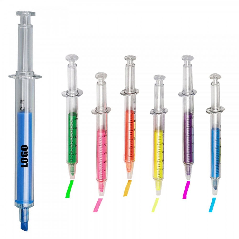 Custom Slim Syringe Shaped Highlighter