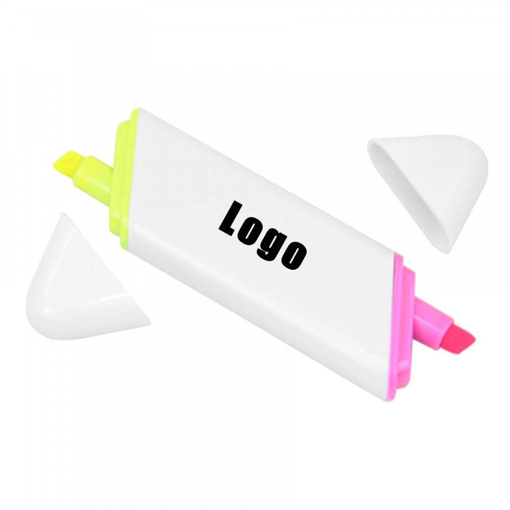 Customized Square shaped 2 Color Highlighter