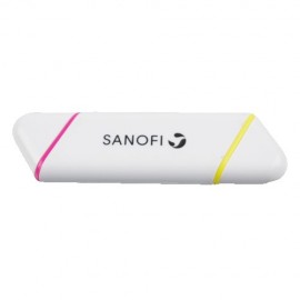 Double-Ended Highlighter with Logo