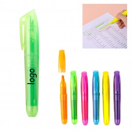 Logo Branded Cute Colored Key Point Highlighters