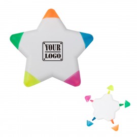 5-in-1 Star Shaped Highlighter with Logo