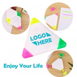 Triangle Highlighter with Logo  Triangle Highlighter with Logo