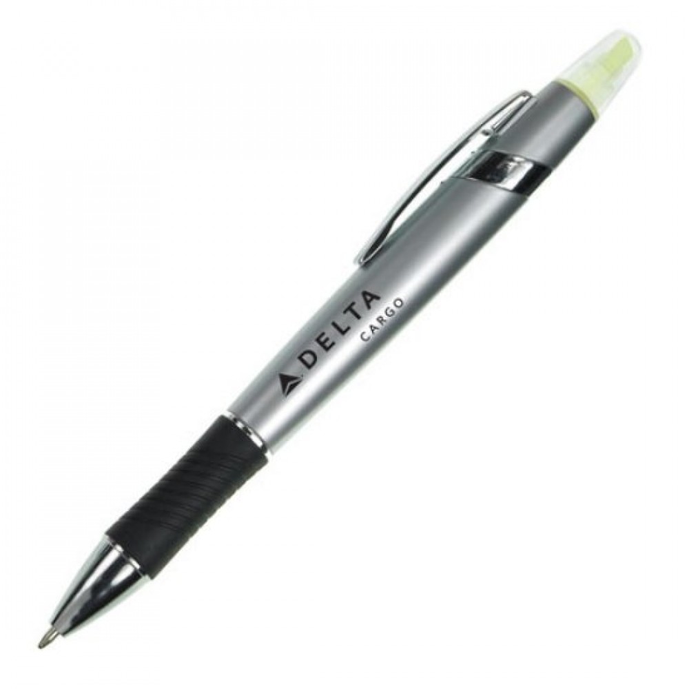 Custom Coast Pen/Highlighter - Black
