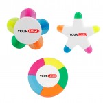 5 Colors Fluorescent Highlighter Pens with Logo