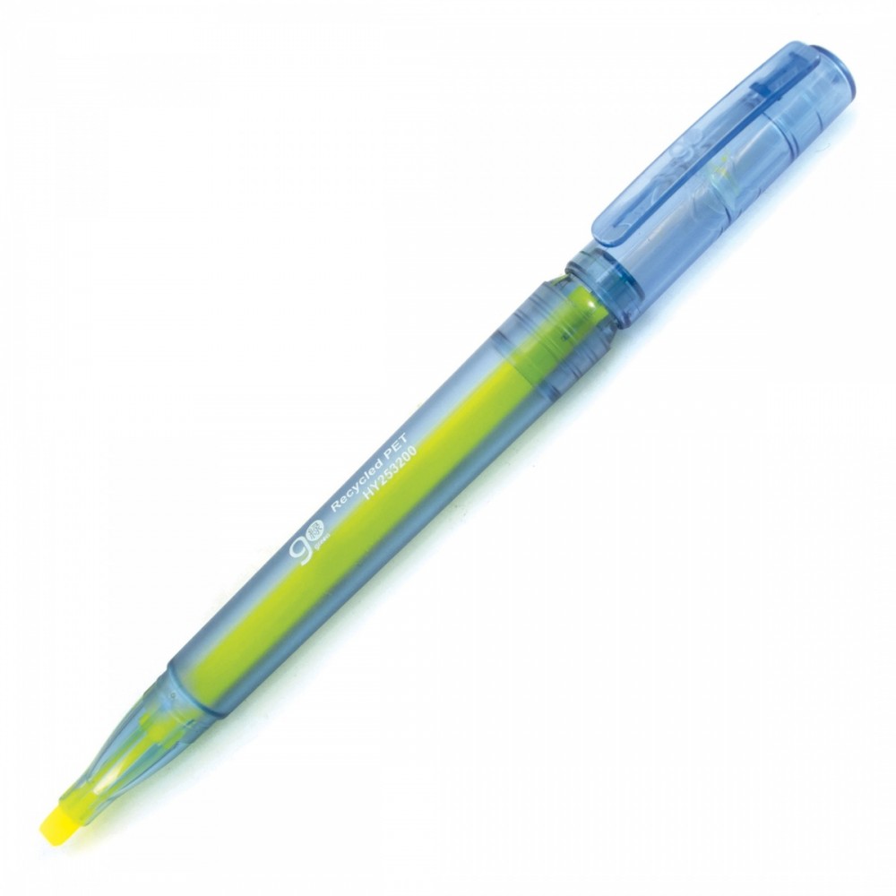 Recycled Bottle Highlighter Custom Imprinted Recycled Bottle Highlighter Custom Imprinted