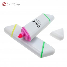 Simple Dual-color Highlight Pen (Economy Shipping) with Logo  Simple Dual-color Highlight Pen (Economy Shipping) with Logo