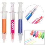 Color Syringe Highlighter Pen with Logo