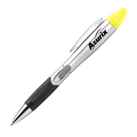 Silver Champion Pen/Highlighter with Logo