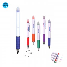 Ballpoint Pen With Highlighter with Logo
