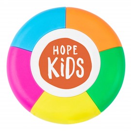 Personalized 5" 1 Round Shape Highlighter