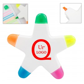 Five Star Shape Highlighter with Logo