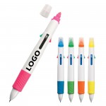 Quatro Pen With Highlighter with Logo