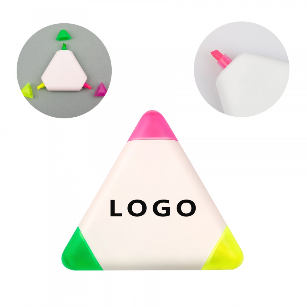 3" 1 Triangle Highlighter with Logo 3" 1 Triangle Highlighter with Logo