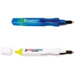 Logo Printed Magnetic Highlighter w/Staple Remover (Full Color)