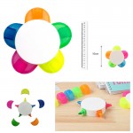 Highlighters Flower Shape Fluorescent Watercolor Pen Logo Printed