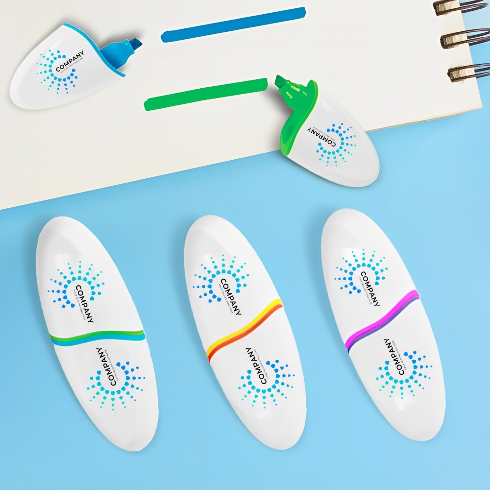 2-Sided Highlighter Marker Pen with Logo 2-Sided Highlighter Marker Pen with Logo
