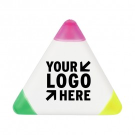 Mini 3 Color Combination Shaped Highlighter with Logo
