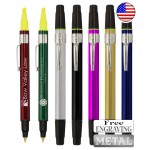 USA Made Metal Pen Highlighter Custom Imprinted