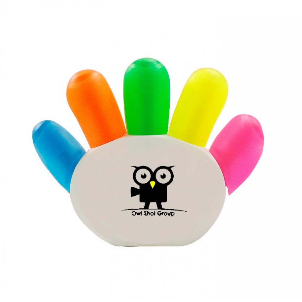 Custom Imprinted Finger Shape Highlighter Custom Imprinted Finger Shape Highlighter